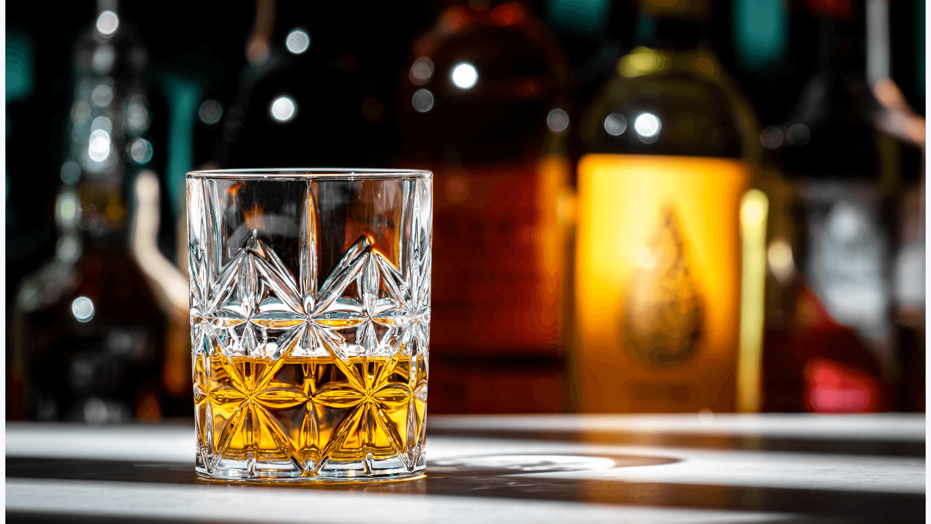 alcohol in glass