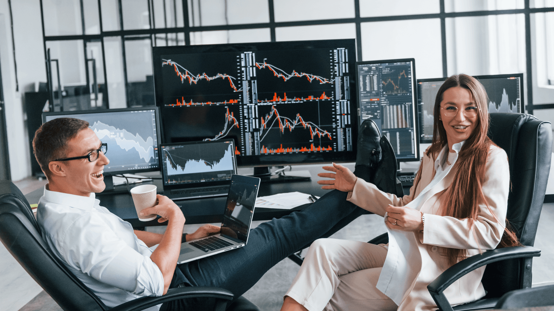 investment managers laughing